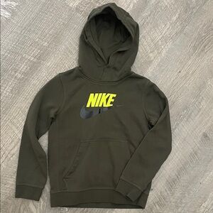 Nike Kids Olive Green Hoodie